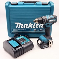Makita DHP485SF 18V Brushless Hammer Drill Kit 3Ah Battery Charger & Case