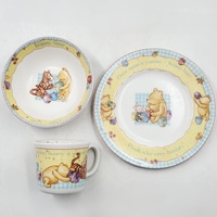 Royal Doulton Classic Winnie the Pooh 2001 3 Piece Gift Set Plate Bowl Mug