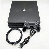 Sony PlayStation 4 Pro 1TB Jet Black Console CUH-7202B Bundle Controller Leads