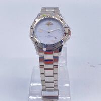 NRL West Tigers Stainless Steel Silver Analogue Display Men’s Watch 100m WR
