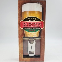 Beer Gift Set Book Bottle Opener 10 Coasters Parragon New