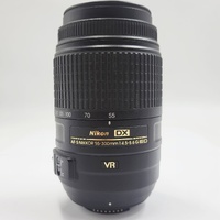 Nikon AF-S DX NIKKOR 55-300mm 1:4.5-5.6G ED VR Zoom Lens F-Mount 58mm