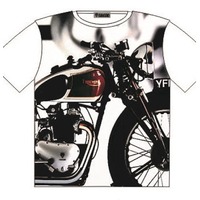 Vintage Triumph Motor Cycle T Shirt Street Fashion Mens Ladies
