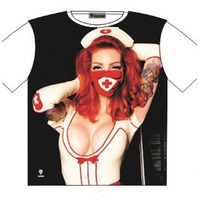 T-Shirt Help Me Nurse with Attitude Street Fashion Mens Ladies