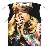 T-Shirt Blind Spot Blonde Girl Bling Street Fashion Mens Ladies