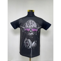 DJ Yoda T-Shirt Hip Hop Urban Fashion Street Wear Black Size: M/L/XL/2XL