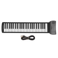 Piano Electronic Silicone Foldable 61 Keys Roll Up Piano Keyboard for Beginners (NEW)