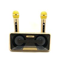 NEW SD301 Karaoke Bluetooth Speaker Dual Wireless Microphone Portable Speaker System