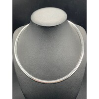 Ladies 925 Sterling Silver Snake Link Necklace NEW