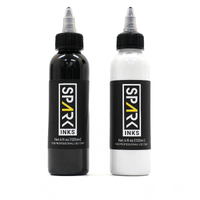 Spark Professional Tattoo Ink Black or White (120ml Bottles)