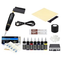 Tattoo Wireless Rotary Pen Kit USB Battery Pack Cartridge Needles Ink AUS Seller