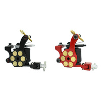 Tattoo Machine Gun Lining and Shading 10-Wrap Coil Pro Bullet Style AU STOCK