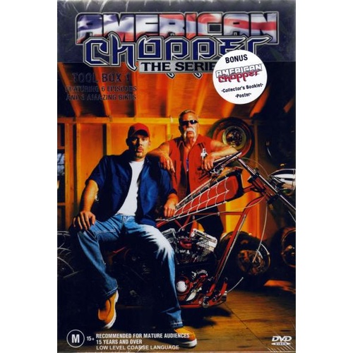 AMERICAN CHOPPER THE SERIES: TOOL BOX 1 Paul Teutul Jr. 3-Disc Set DVD R4 PAL