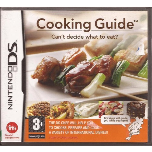 COOKING GUIDE  Nintendo DS Game + Booklet