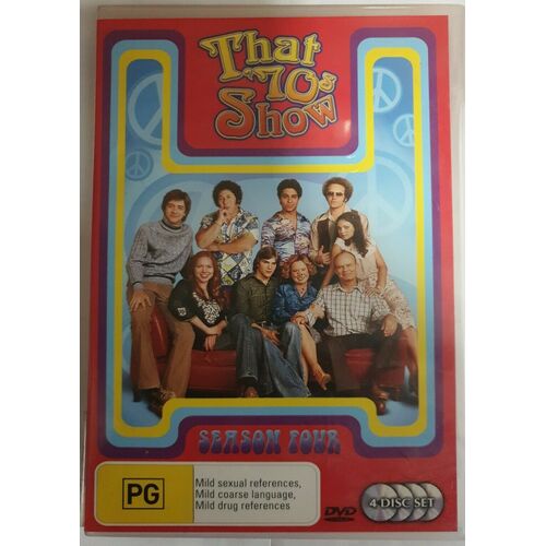 That '70s Show Season Four Ashton Kutcher Dvd Disc Tv Show 