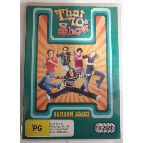 That '70s Show Season 8 TV Show Ashton Kutcher Dvd Disc 