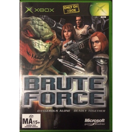 BRUTE FORCE Xbox Original GAME PAL + Booklet