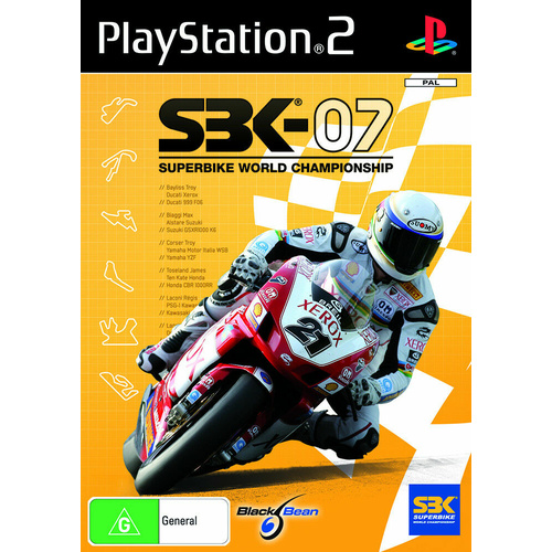 SBK-07 SUPERBIKE WORLD CHAMPIONSHIP Playstation 2 PS2 GAME PAL + Booklet