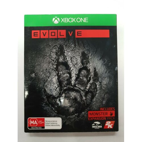 EVOLVE XBOX ONE MICROSOFT XBOX ONE GAME IN SLIP CASE 