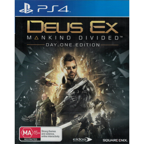 DEUS EX MANKIND DIVIDED DAY ONE EDITION Playstation 4 PS4 GAME PAL