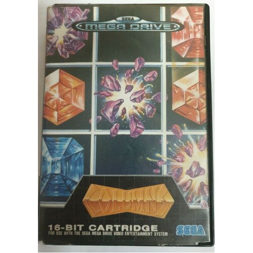 Columns Sega Mega Drive Cartridge Game 