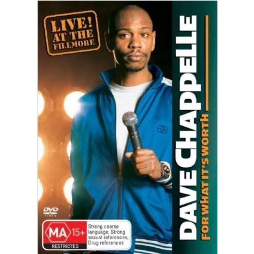 DAVE CHAPPELLE FOR WHAT IT'S WORTH DVD R4 PAL