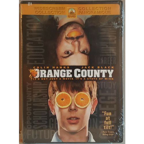 ORANGE COUNTY Colin Hanks Jack Black DVD R4 PAL