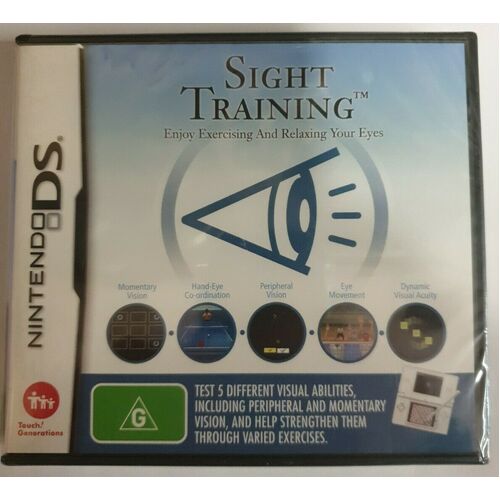 Sight Training Nintendo DS Cartridge Game 