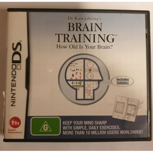 Dr Kawashima's Brain Training Nintendo DS Cartridge Game 
