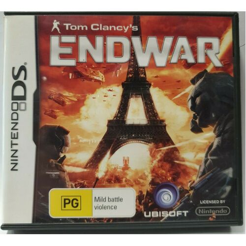 Tom Clancys ENDWAR nintendo DS Game, Case And Manual 