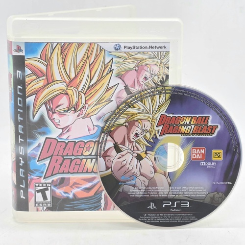 Dragon Ball Raging Blast PS3 PlayStation 3 Fighting Game Bandai