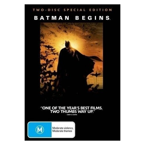 BATMAN BEGINS DVD R4 PAL