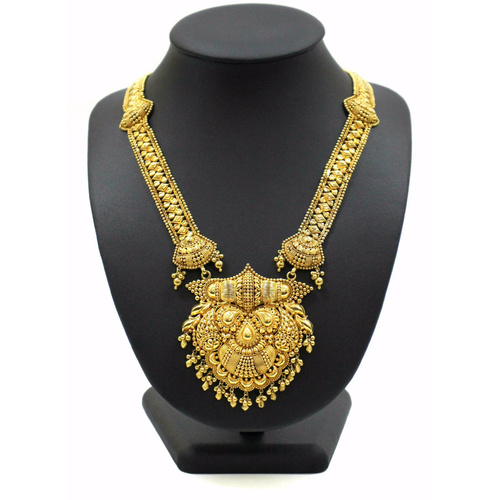 Ladies 22K Solid Yellow Gold Filigree Necklace 67.1 Grams