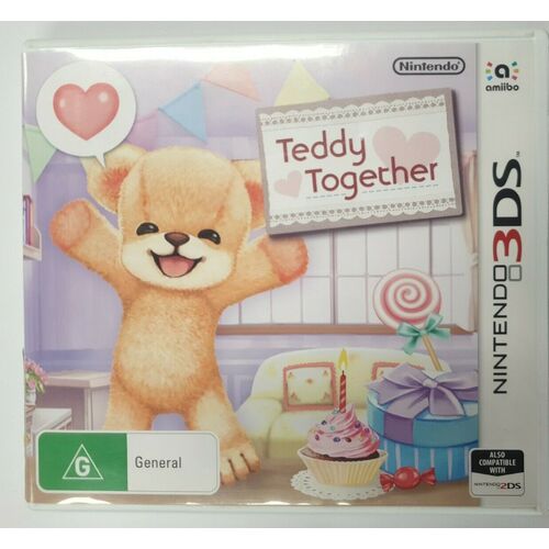 Teddy Together Nintendo 3ds Cartridge Game