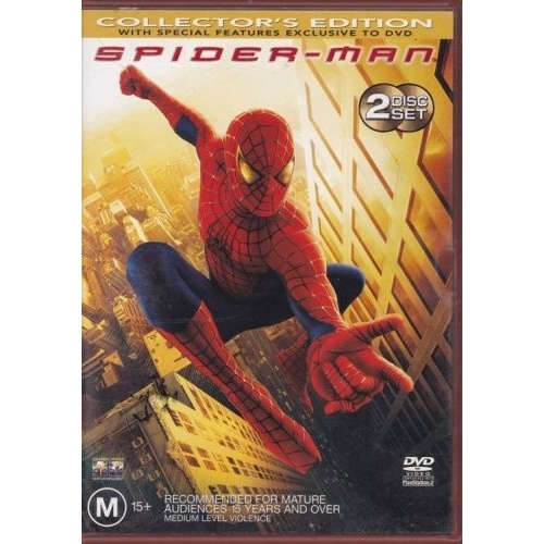 SPIDER-MAN Toby Maquire DVD R4 PAL