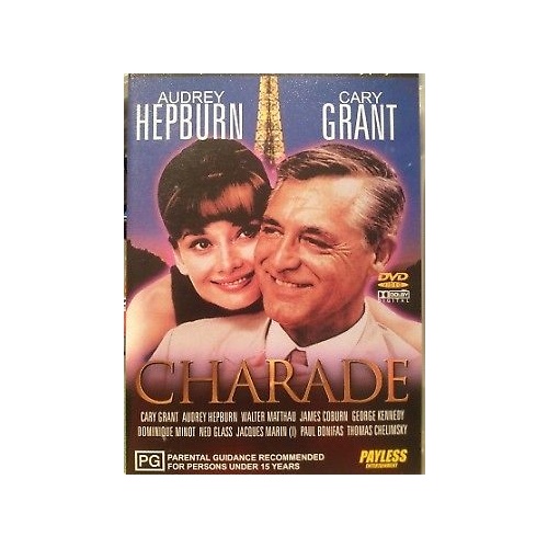 CHARADE Audrey Hepburn DVD R4 PAL
