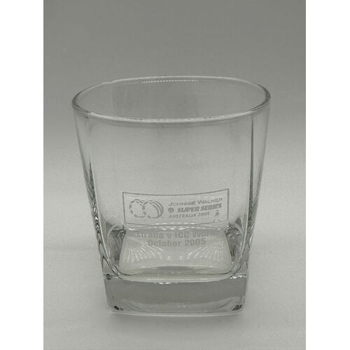 Johnnie Walker Super Series Australia 2005 Limited Edition Commemorative Glass
