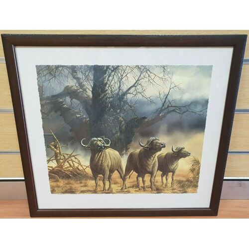 Andrew Bone The Dust Storm Framed Art Work With Certificate (Pre-owned)