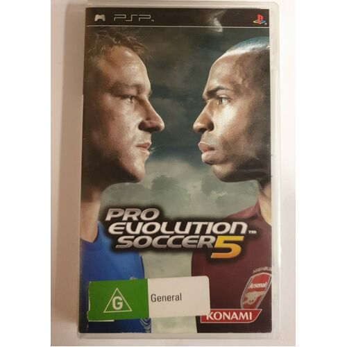 Pro Evolution Soccer 5 Sony PSP UMD Game Disc 
