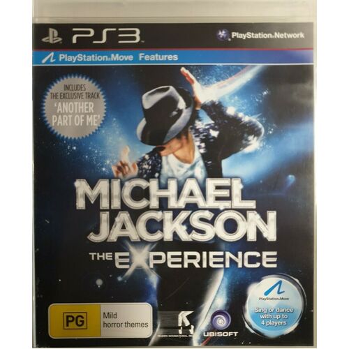 Michael Jackson The Experience Sony Playstation 3 Ps3 Game Disc 