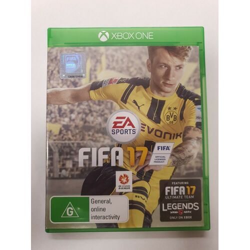FIFA 2017 FIFA 17 XBOX ONE MICROSOFT XBOX ONE GAME 