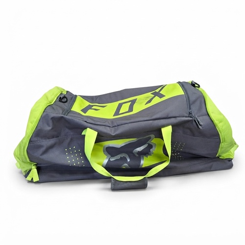 Fox Racing Motocross Gear Bag Duffle Green Grey Carry Bag 3 Pockets