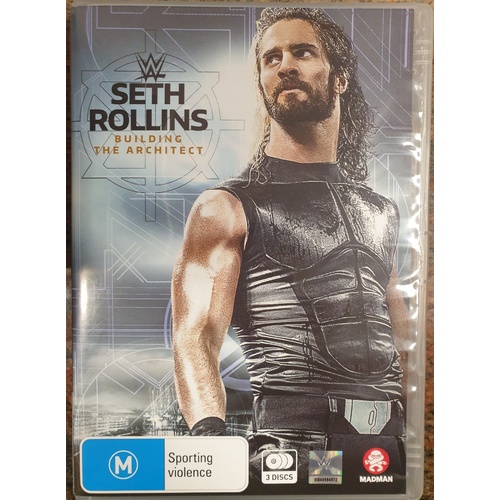 Seth Rollins Building The Architect 3 Disc WWE DVD