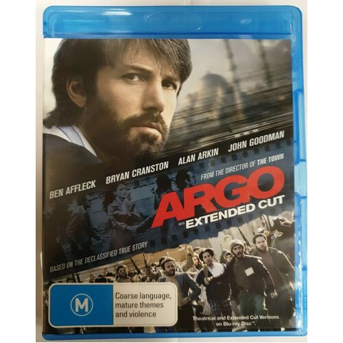 Argo Ben Affleck Extended Cut Blu Ray Bluray Disc Movie 