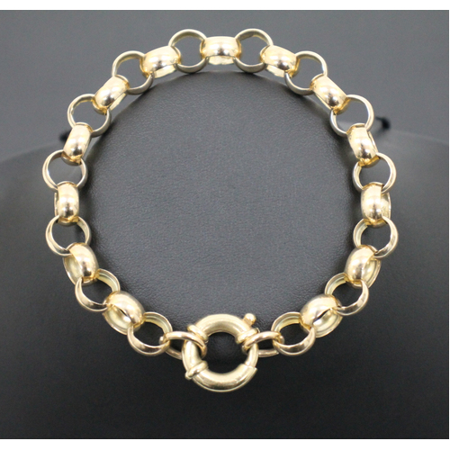 Ladies 9K Solid Yellow Gold Belcher 