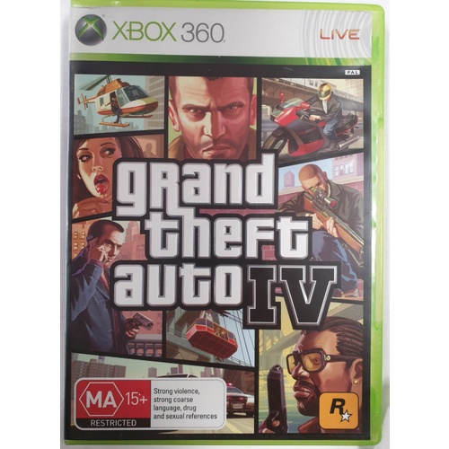 Grand Theft Auto 4 Gta Iv Microsoft Xbox 360 Game Disc