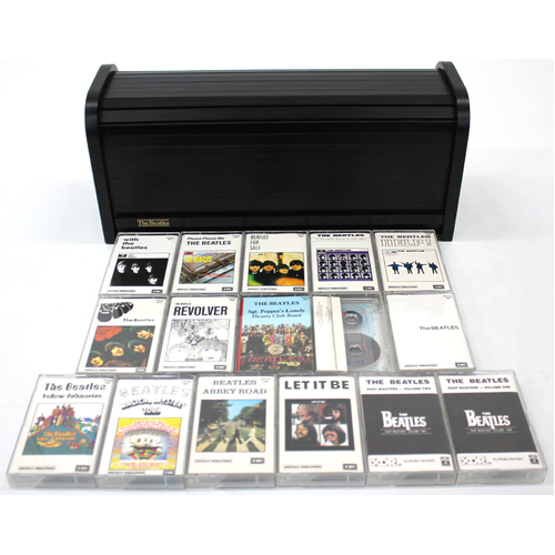 The Beatles Collection: 16 Cassette Tape Collection Roll Top Box