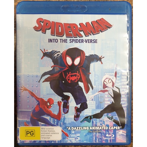 Spider-Man Into the Spider-Verse Blue ray movie