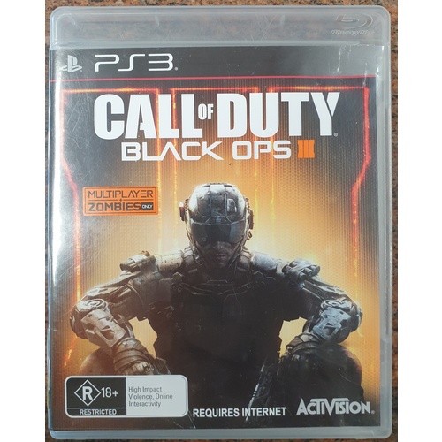 Call Of Duty Black Ops 3 Sony PlayStation 3 Game Disc