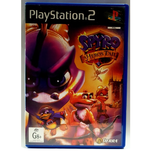Spyro A Hero's Tail Sony PlayStation 2 Game